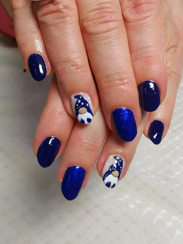 Téli karácsonyi köröm - mükörömépítés Budapesten