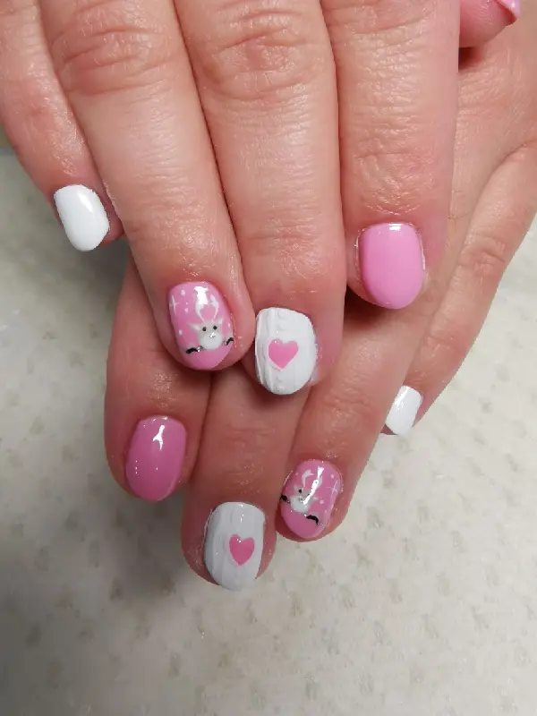 Téli karácsonyi köröm - mükörömépítés Budapesten