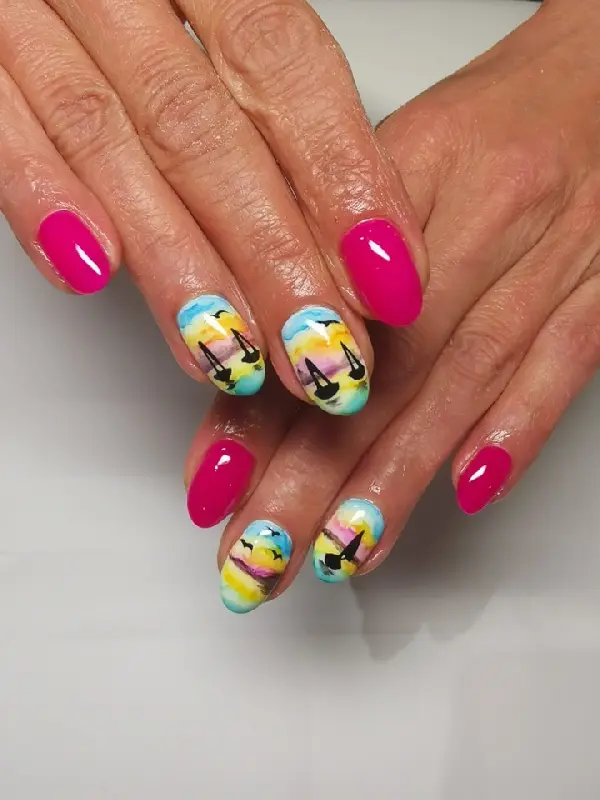 Nyári köröm - mükörömépítés Budapesten